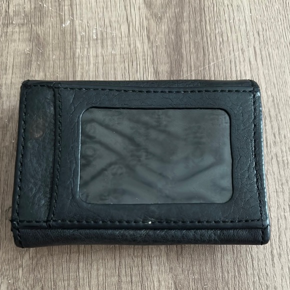 Michael Kors Black Leather Wallet with Gold Logo - Picture 3 of 4